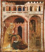 Simone Martini Miracle of Fire France oil painting reproduction